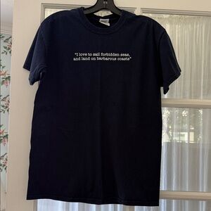 Gildan Navy Quote T-Shirt